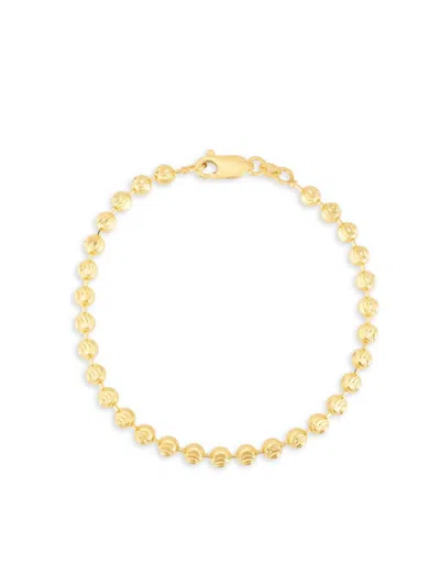 Saks Fifth Avenue Women's Build Your Own Collection 14k Yellow Gold Moon Chain Necklace In 4 Mm