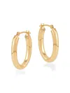 Saks Fifth Avenue Women's Build Your Own Collection 14k Yellow Gold Oval Tube Hoop Earrings In 3 X 15 X 20 Mm