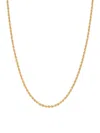 Saks Fifth Avenue Women's Build Your Own Collection 14k Yellow Gold Rope Chain Necklace In 3.0 Mm