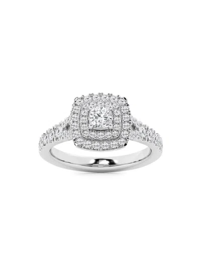 Saks Fifth Avenue Women's Build Your Own Collection Platinum & 0.93 Tcw Diamond Engagement Ring In 5 Tcw Platinum