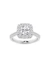 Saks Fifth Avenue Women's Build Your Own Collection Platinum & 2.5 Tcw Natural Diamond Engagement Ring In 5 Tcw Platinum