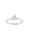 Saks Fifth Avenue Women's Build Your Own Collection Platinum & Lab Grown Pear Shape Diamond Solitare Engagement Ring In 0.5 Tcw Platinum