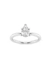 Saks Fifth Avenue Women's Build Your Own Collection Platinum & Lab Grown Pear Shape Diamond Solitare Engagement Ring In 1 Tcw Platinum