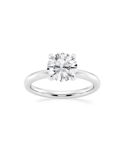 Saks Fifth Avenue Women's Build Your Own Collection Platinum & Lab Grown Round Diamond Solitaire Engagement Ring In 2 Tcw Platinum