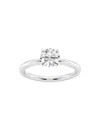 Saks Fifth Avenue Women's Build Your Own Collection Platinum & Round Natural Diamond Solitaire Engagement Ring In 1 Tcw