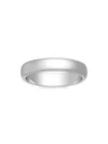 Saks Fifth Avenue Women's Build Your Own Collection Platinum Band Ring In 4 Mm