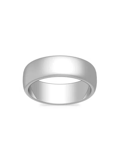 Saks Fifth Avenue Women's Build Your Own Collection Platinum Band Ring In 6 Mm