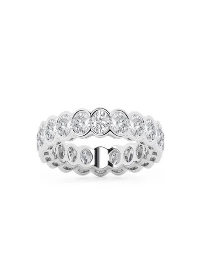Saks Fifth Avenue Women's Build Your Own Collection Platinum Lab Grown Diamond Channel Eternity Ring In 3 Tcw