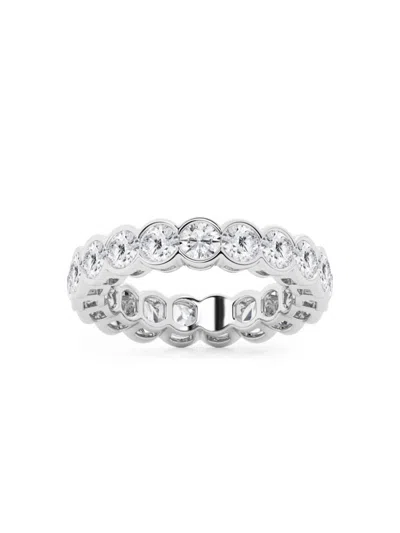 Saks Fifth Avenue Women's Build Your Own Collection Platinum Lab Grown Diamond Channel Eternity Ring In 3 Tcw