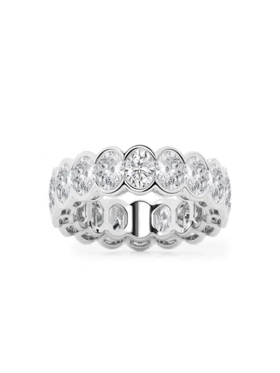 Saks Fifth Avenue Women's Build Your Own Collection Platinum Lab Grown Diamond Channel Eternity Ring In 5 Tcw