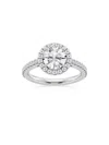 Saks Fifth Avenue Women's Build Your Own Collection Platinum Lab Grown Diamond Halo Engagement Ring In 2 Tcw