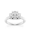 Saks Fifth Avenue Women's Build Your Own Collection Platinum Three Stone Lab Grown Diamond Engagement Ring In 2 Tcw