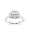 Saks Fifth Avenue Women's Build Your Own Collection Platinum Three Stone Lab Grown Diamond Engagement Ring In 3 Tcw