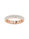 Saks Fifth Avenue Women's Build Your Own Collection Rose Gold Lab Grown Diamond Channel Eternity Ring In 2 Tcw