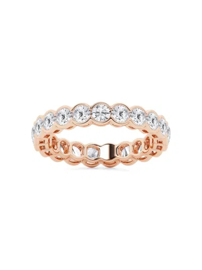 Saks Fifth Avenue Women's Build Your Own Collection Rose Gold Lab Grown Diamond Channel Eternity Ring In 2 Tcw