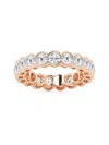 Saks Fifth Avenue Women's Build Your Own Collection Rose Gold Lab Grown Diamond Channel Eternity Ring In 3 Tcw