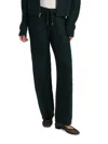 Saks Fifth Avenue Women's Cable-knit Drawstring Sweatpants In Black