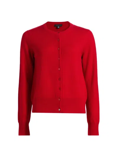 Saks Fifth Avenue Women's Cashmere Cardigan In Red
