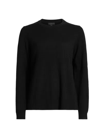 Saks Fifth Avenue Women's Cashmere Crewneck Sweater In Black