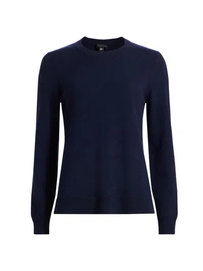Saks Fifth Avenue Women's Cashmere Crewneck Sweater In Blue