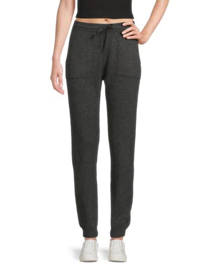 Saks Fifth Avenue Women's Cashmere Drawstring Joggers In Black