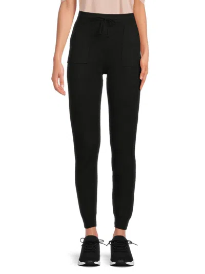 Saks Fifth Avenue Women's Cashmere Drawstring Joggers In Black