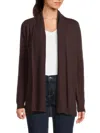 Saks Fifth Avenue Women's Cashmere Open-front Cardigan In Brown