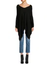 Saks Fifth Avenue Women's Cashmere Poncho In Black