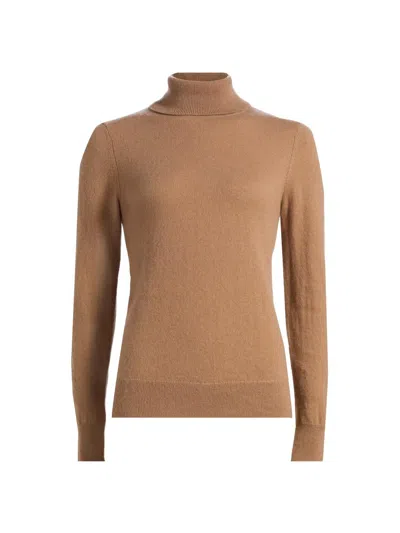 Saks Fifth Avenue Women's Cashmere Turtleneck Sweater In Brown