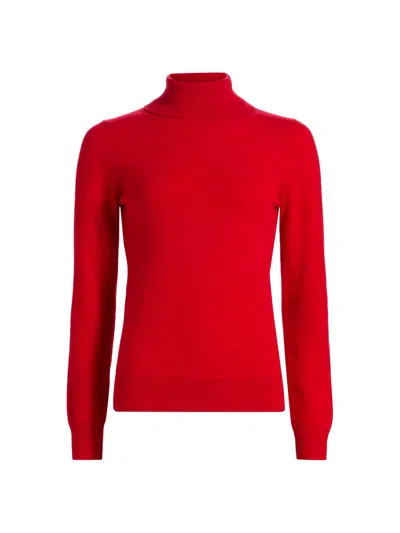 Saks Fifth Avenue Women's Cashmere Turtleneck Sweater In Red