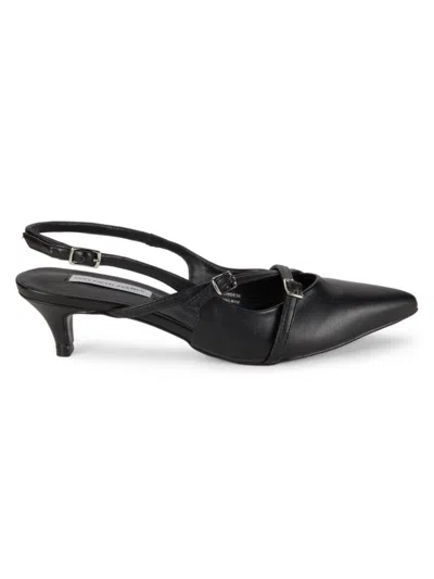 Saks Fifth Avenue Women's Charlotte 51mm Slingback Pumps In Black