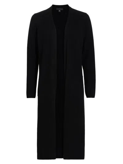 Saks Fifth Avenue Women's Collection Cashmere Open-front Duster In Black