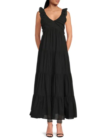 Saks Fifth Avenue Women's Cotton Tiered Midi-dress