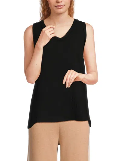 Saks Fifth Avenue Women's Crinkle Tank Top In Black