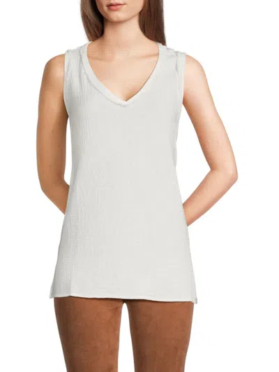 Saks Fifth Avenue Women's Crinkle Tank Top In White