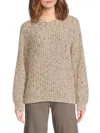 Saks Fifth Avenue Women's Donagle Speckled Sweater In Brown