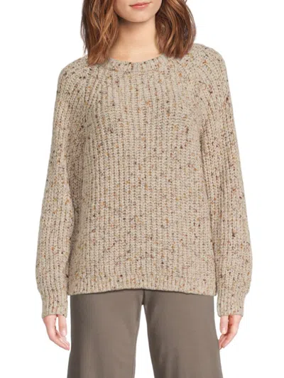Saks Fifth Avenue Women's Donagle Speckled Sweater In Brown