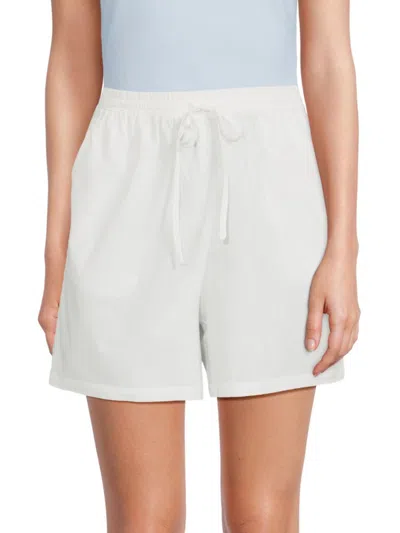 Saks Fifth Avenue Women's Drawstring Shorts In White