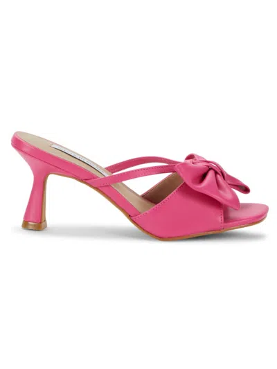 Saks Fifth Avenue Women's Eva 70mm Bow Detail Slide Sandals