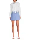 Saks Fifth Avenue Women's Eyelet Emboirdery Scalloped Shirt