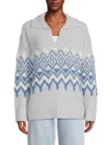 Saks Fifth Avenue Women's Fair Isle Johnny Sweater In Multi