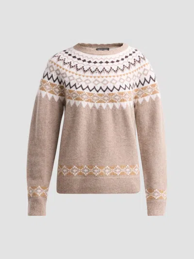 Saks Fifth Avenue Women's Fair-isle-inspired Cashmere Sweater In Multi