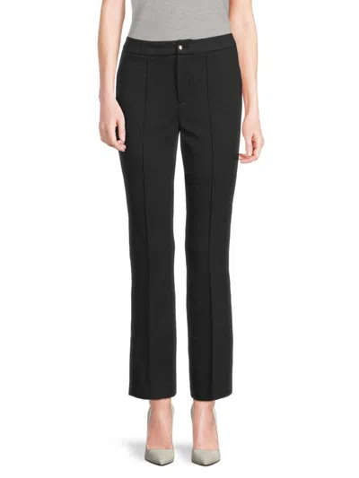 Saks Fifth Avenue Women's Flora Flare Leg Pull On Pants In Dark Grey