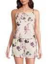 Saks Fifth Avenue Women's Floral 100% Linen Tank