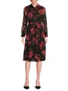 Saks Fifth Avenue Women's Floral A-line Knee-length Dress In Multi