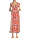 SAKS FIFTH AVENUE WOMEN'S FLORAL PLUNGING MAXI DRESS