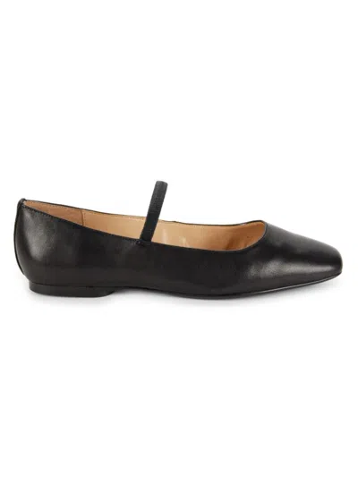 Saks Fifth Avenue Women's Harper Leather Ballet Flats In Black