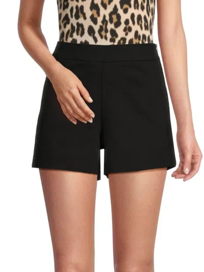 Saks Fifth Avenue Women's High Rise Shorts In Black