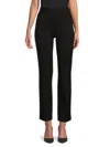 Saks Fifth Avenue Women's High Rise Straight Pants In Black