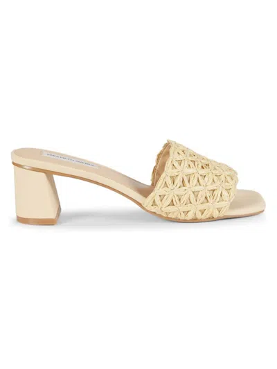 Saks Fifth Avenue Women's Ivy Floral Textured Sandals In Natural